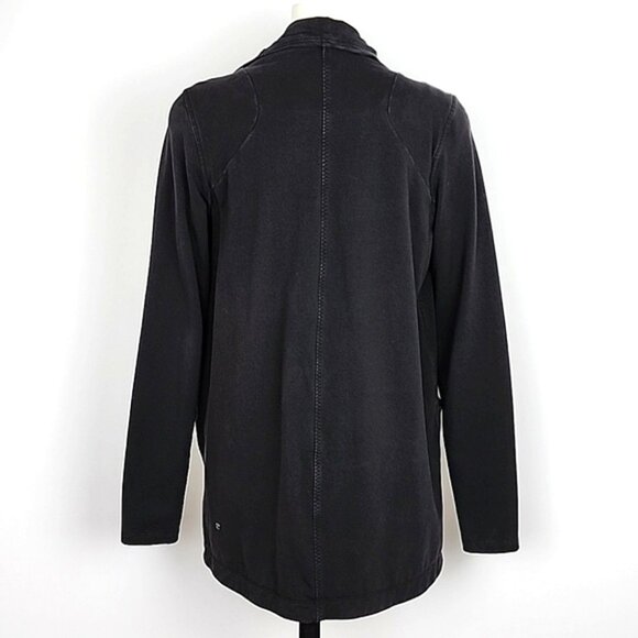 Lululemon That's A Wrap Women's Black Wrap Cardigan Thumbholes Size 8 - Picture 6 of 15